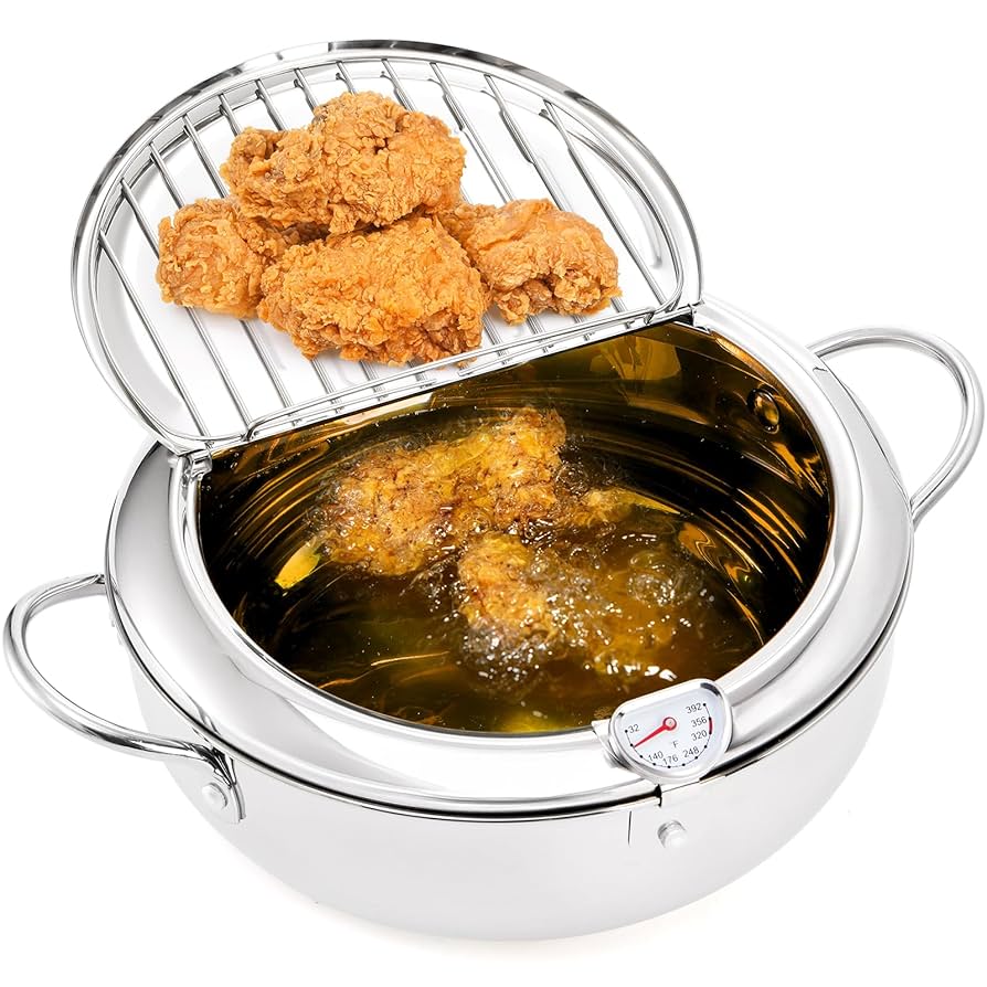 Olla Para Freír Con Control De Temperatura