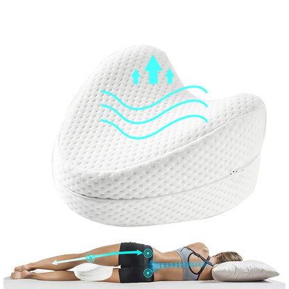 Kit ortopédico: almohada cervical + cojín soporte piernas