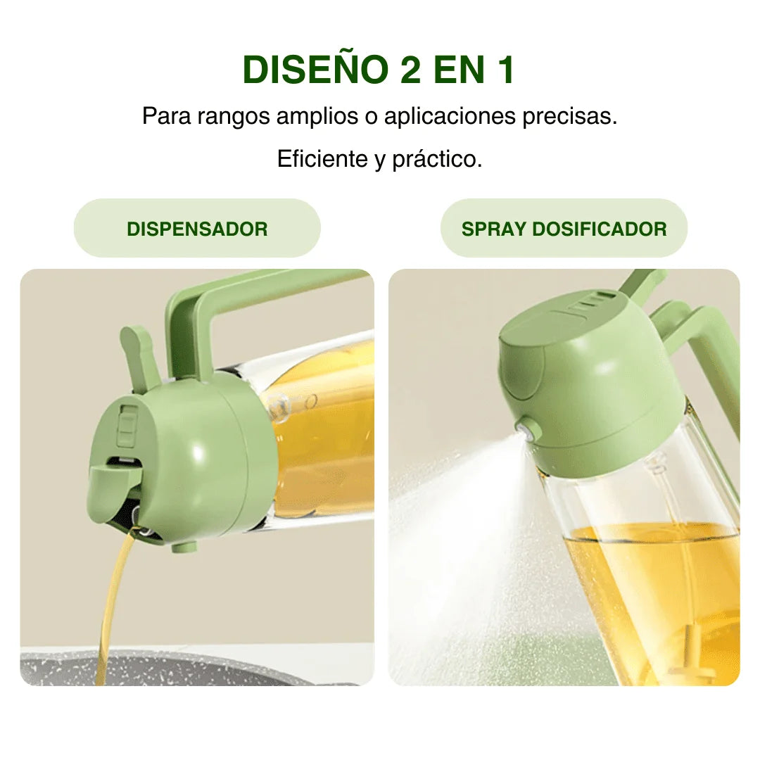 Dispensador de aceite 2 en 1