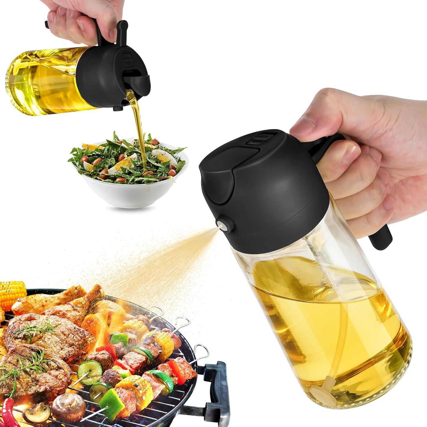 Dispensador de aceite 2 en 1