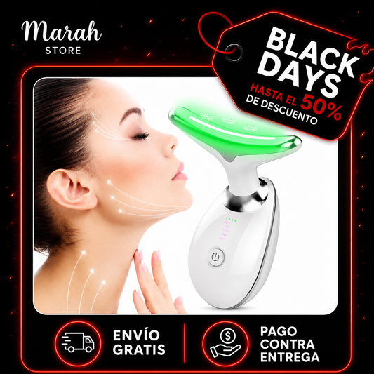 Masajeador Facial con luz pulsada