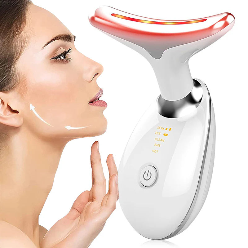 Masajeador Facial con luz pulsada